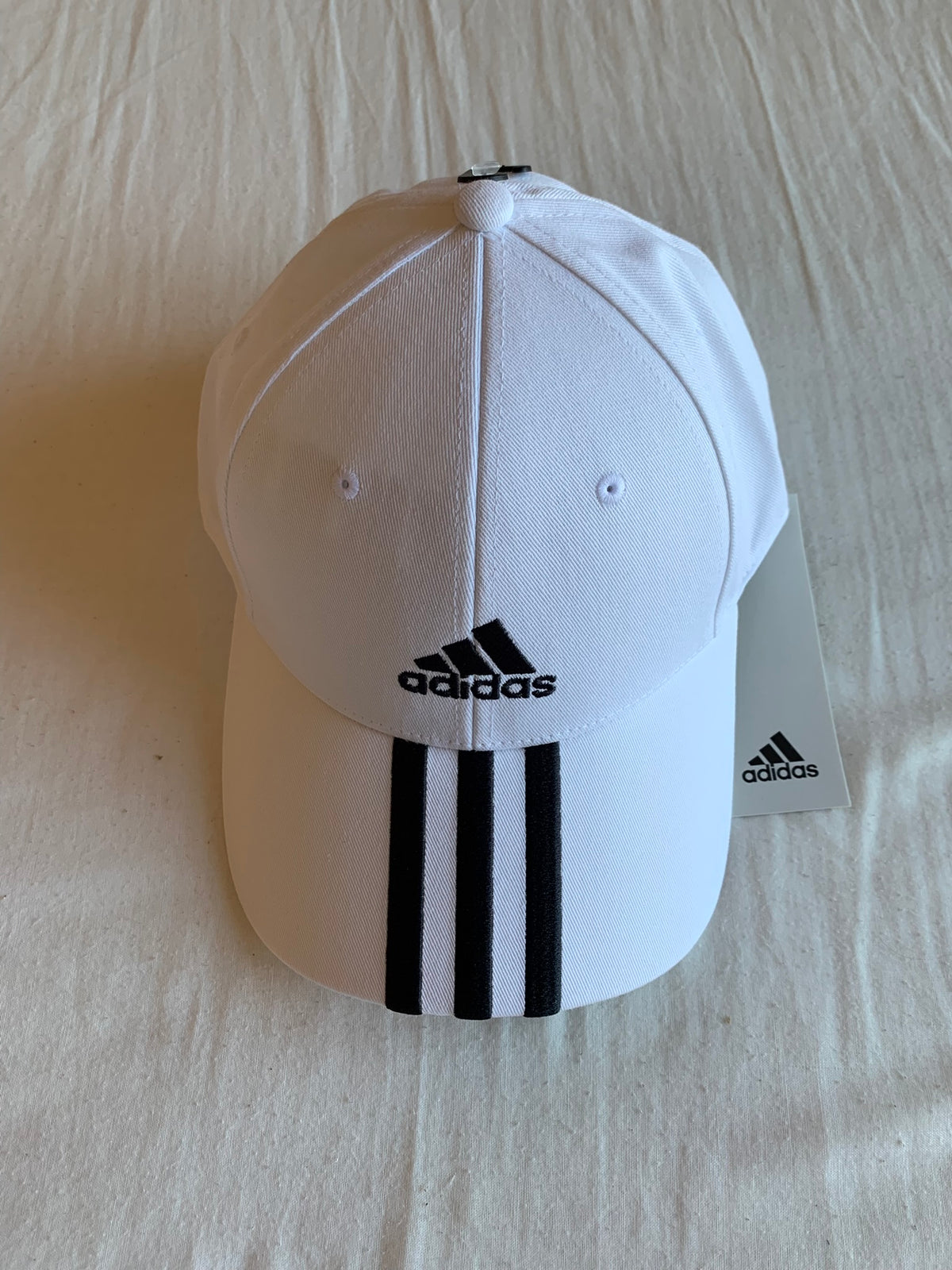 Gorra Baseball 3 Stripes "Blanca"
