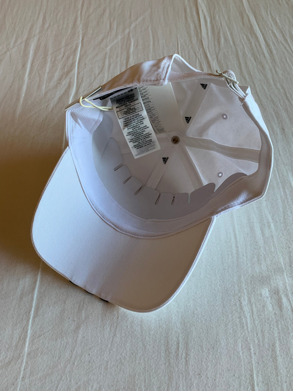 Gorra Baseball 3 Stripes "Blanca"