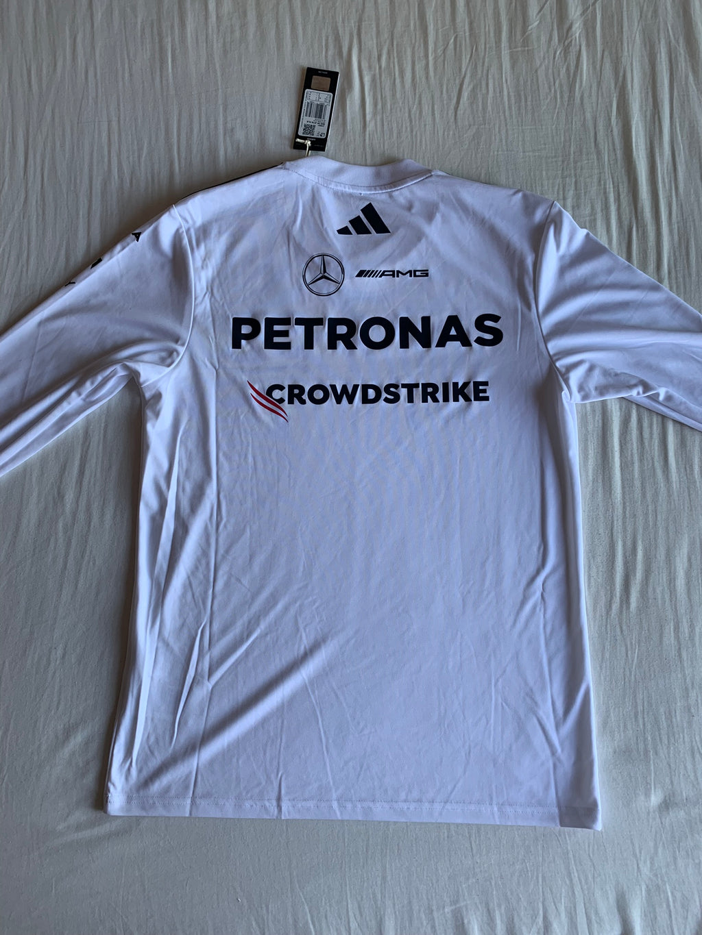 Camiseta Manga Larga Mercedes-AMG "Blanca"