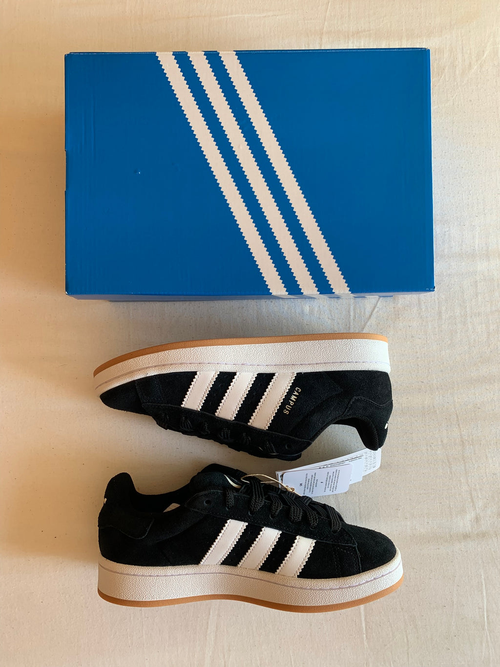 adidas Campus 00s GS "Black White Gum"