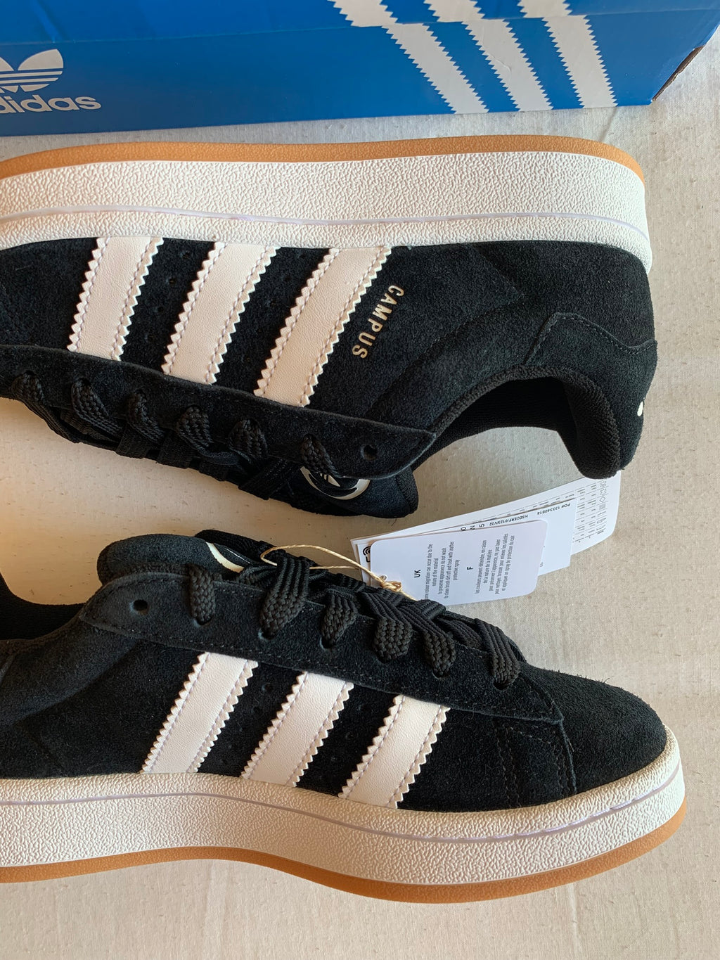 adidas Campus 00s GS "Black White Gum"