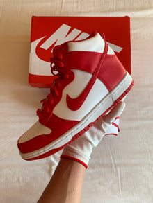 Nike Dunk High GS "Championship White Red"