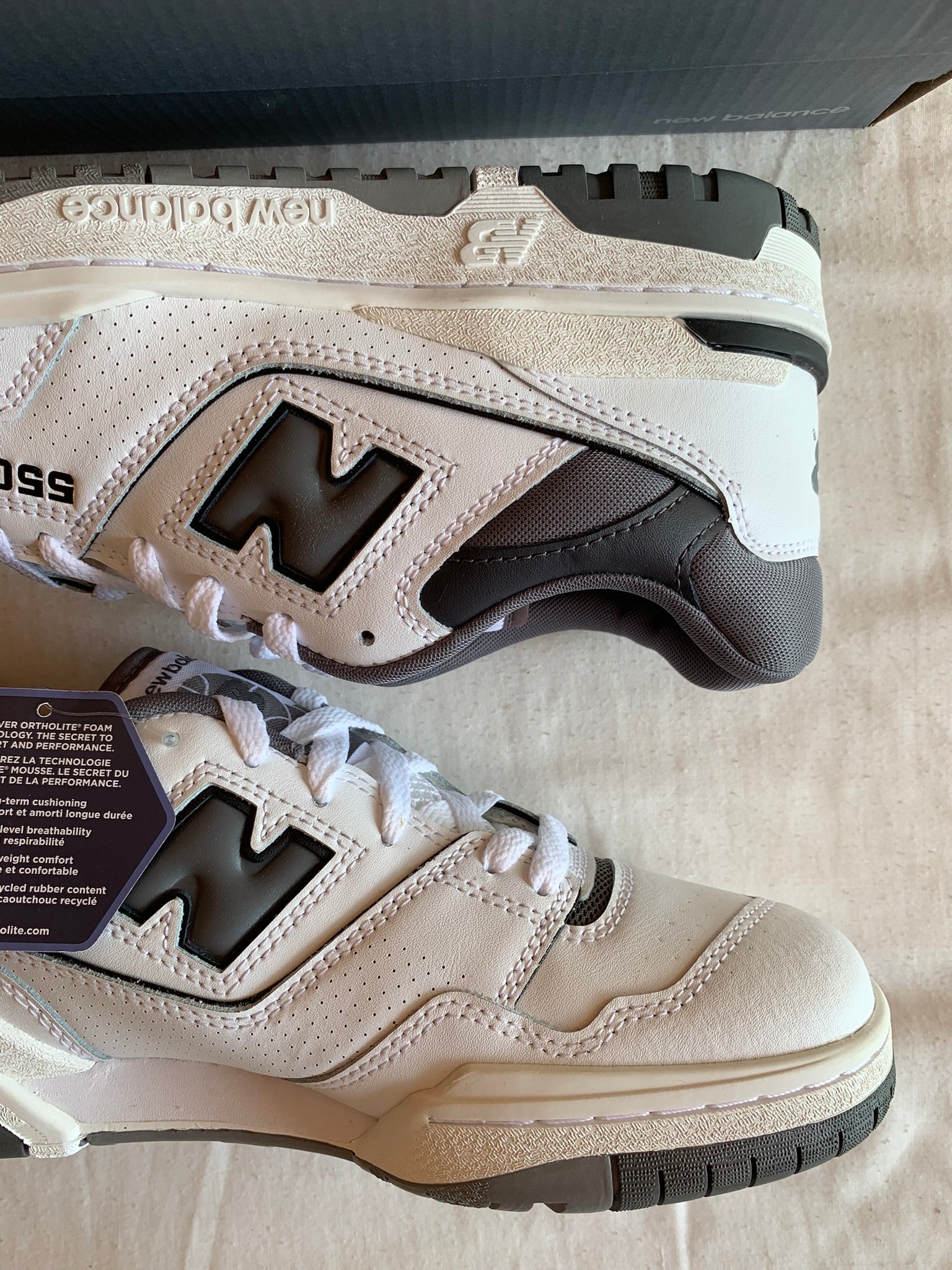 New Balance 550 "White Grey Dark Grey"