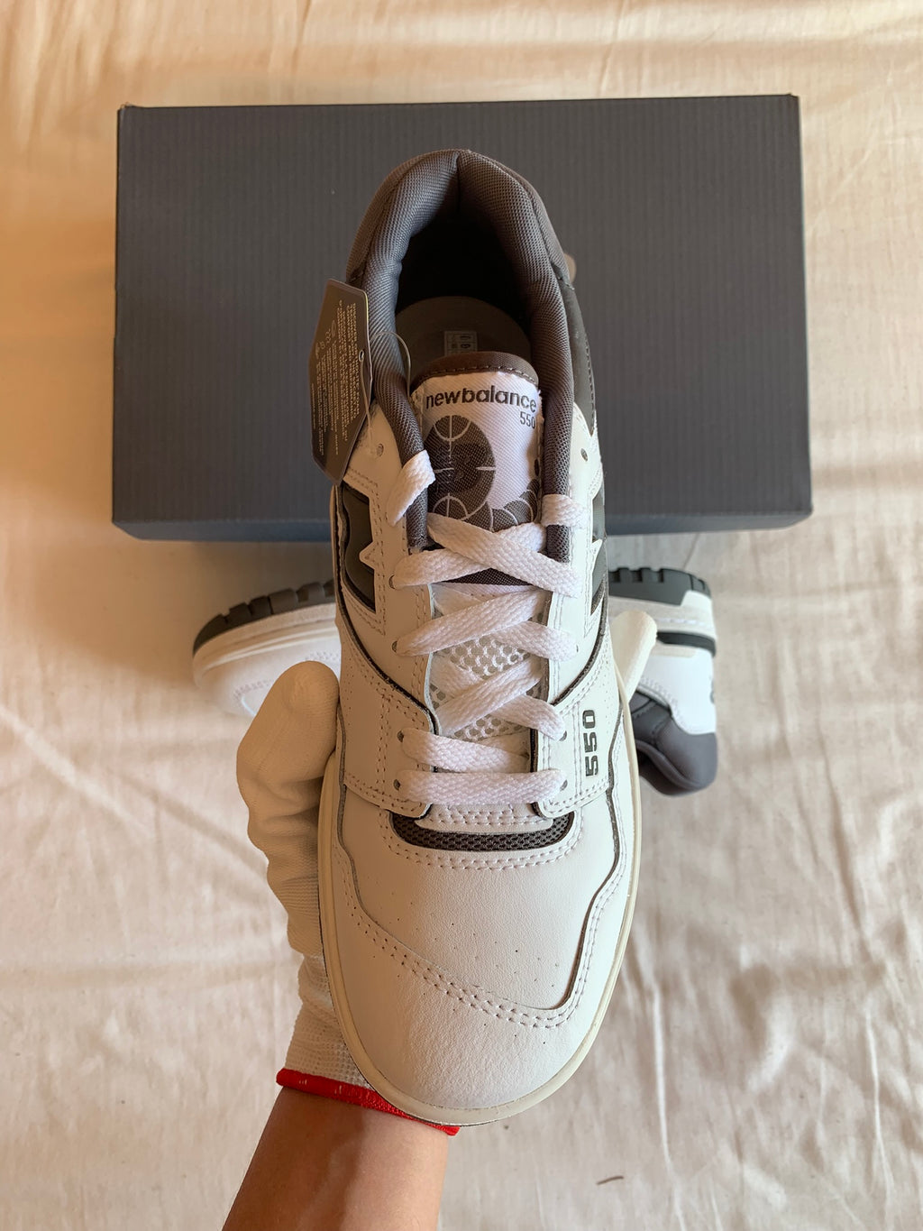 New Balance 550 "White Grey Dark Grey"