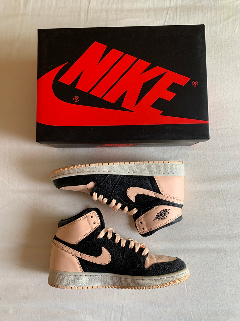 Jordan 1 Retro High GS "Black Crimson Tint"