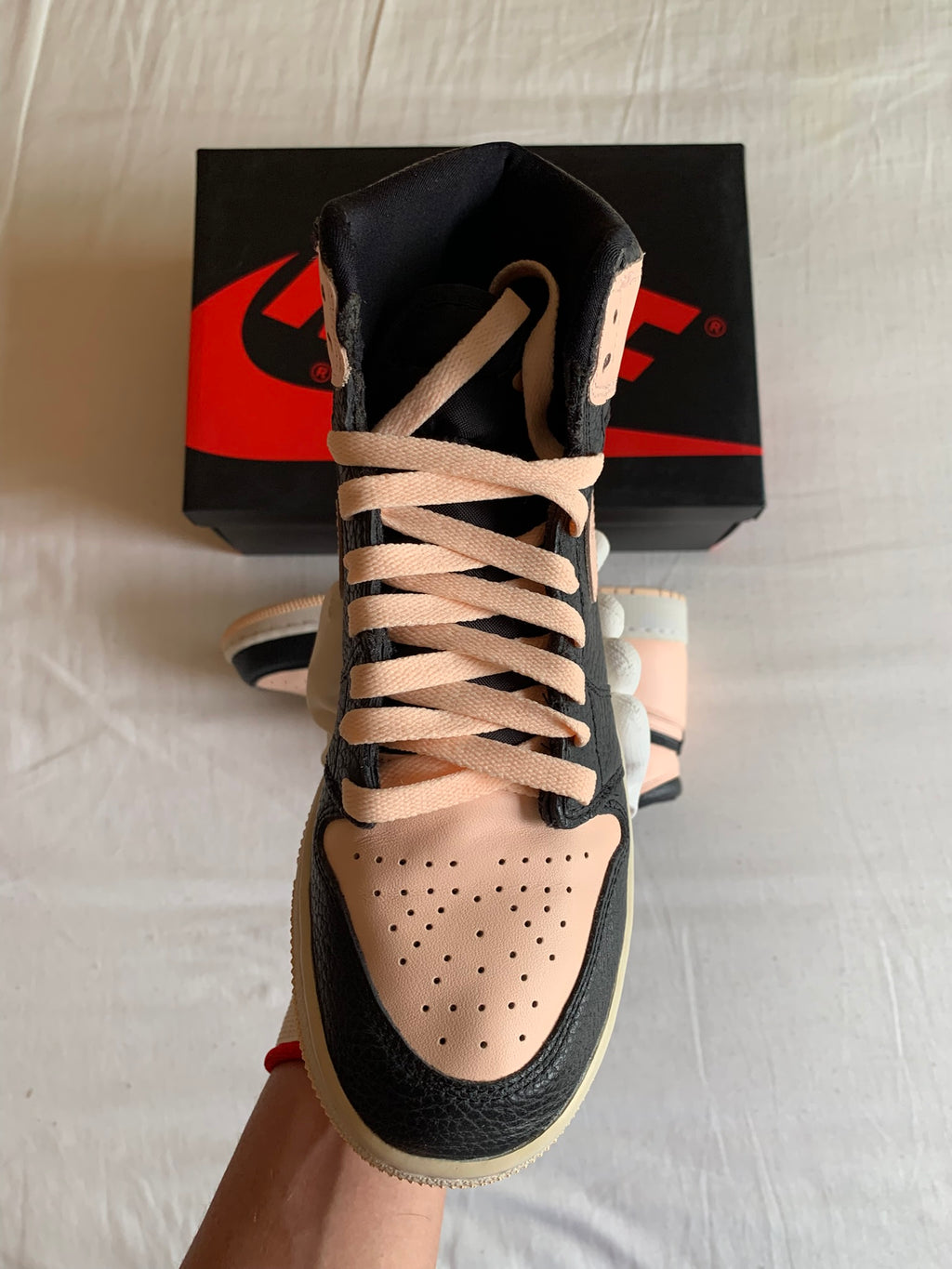 Jordan 1 Retro High GS "Black Crimson Tint"
