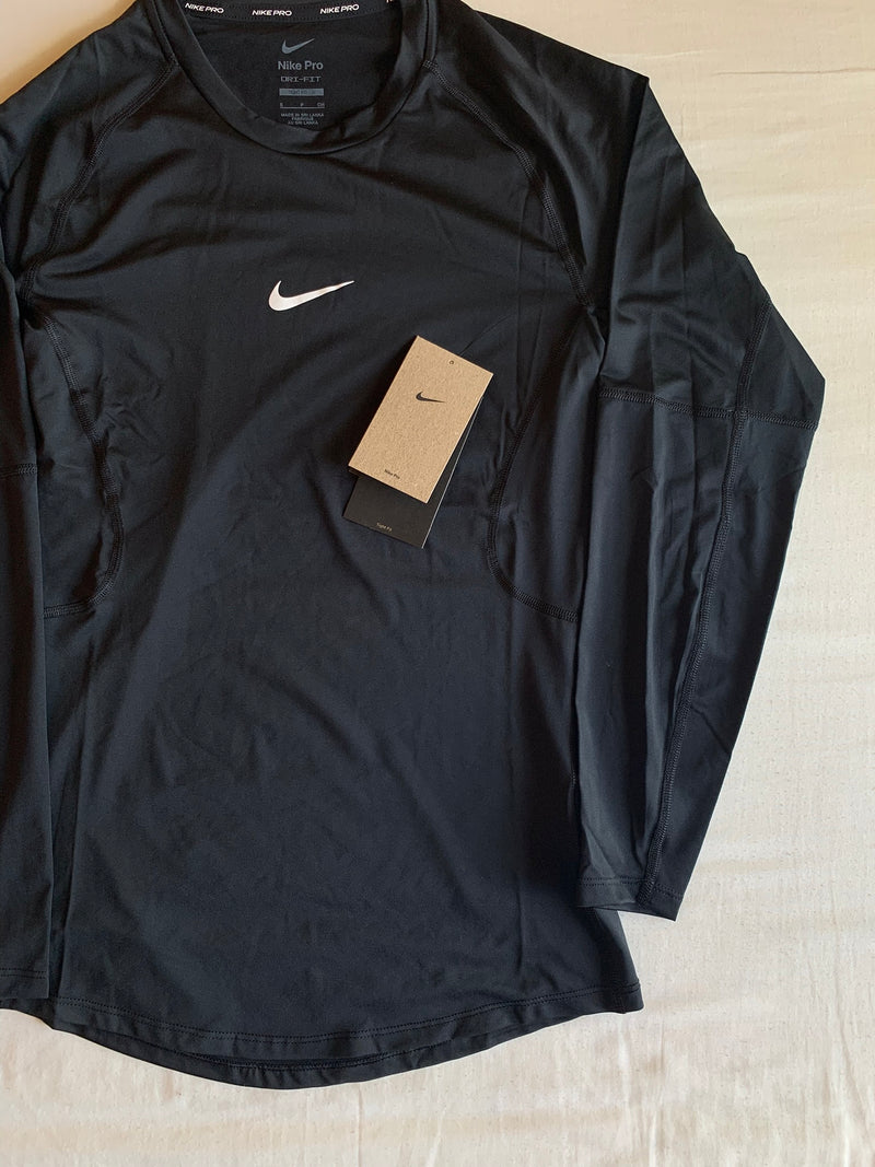 Camiseta Pro Dri-FIT Manga Larga "Negra"