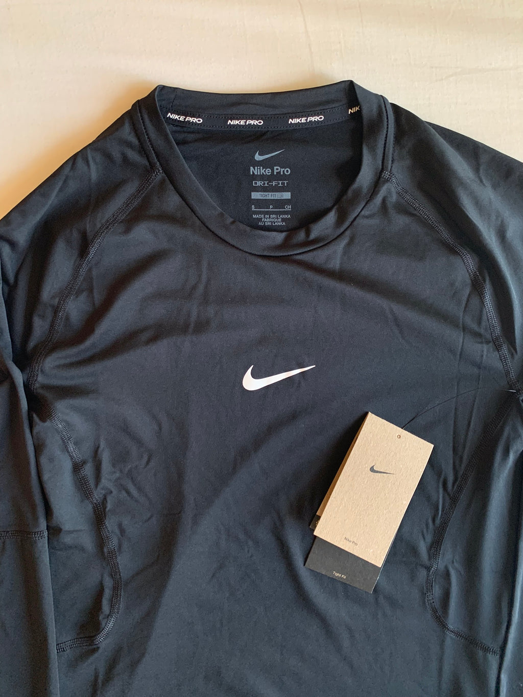 Camiseta Pro Dri-FIT Manga Larga "Negra"