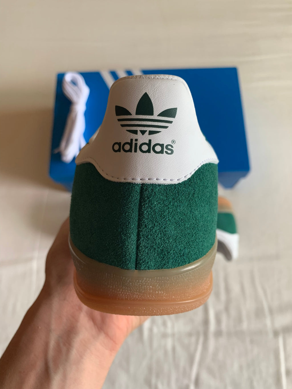 Adidas Gazelle Indoor "Green White Gum"