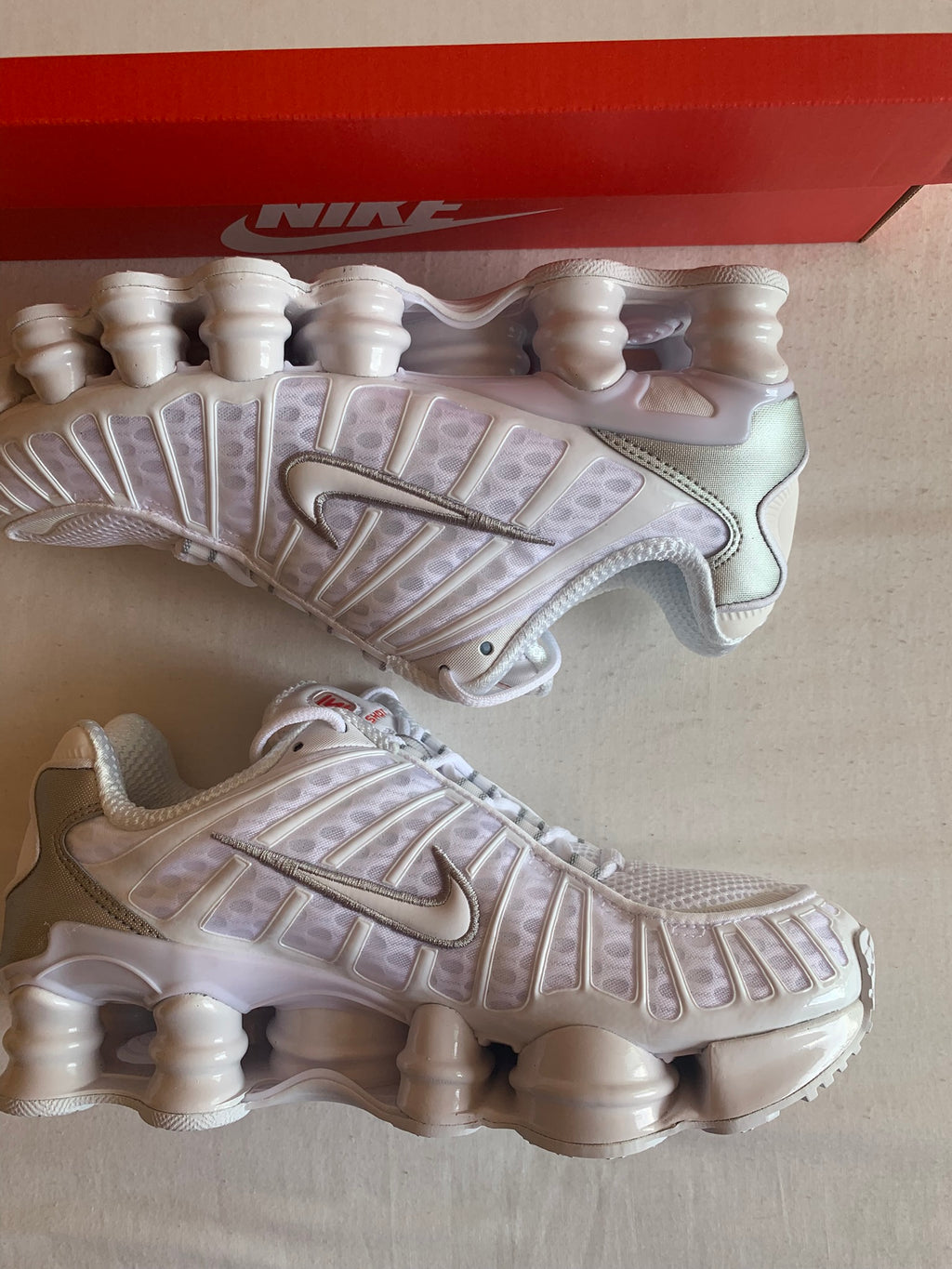Nike Shox TL W "White Metallic Silver"