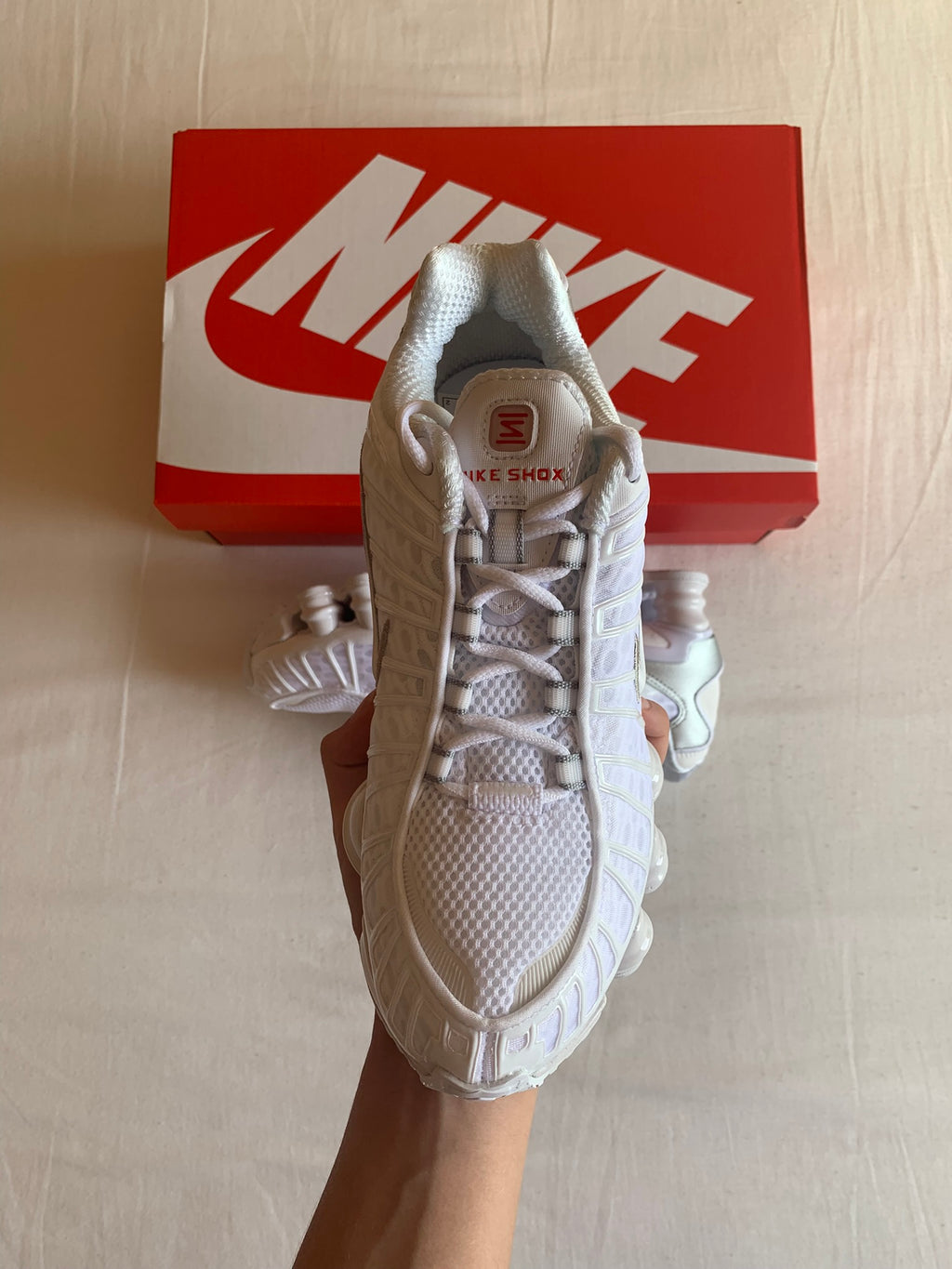 Nike Shox TL W "White Metallic Silver"