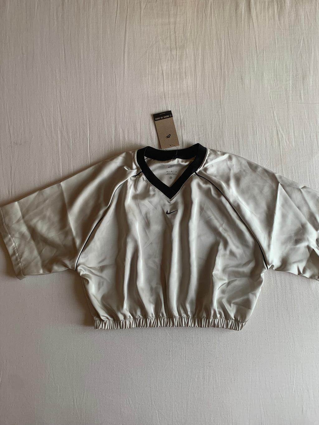 Camisa Oversize de Satén "Blanca"