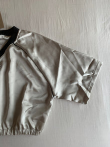 Camisa Oversize de Satén "Blanca"