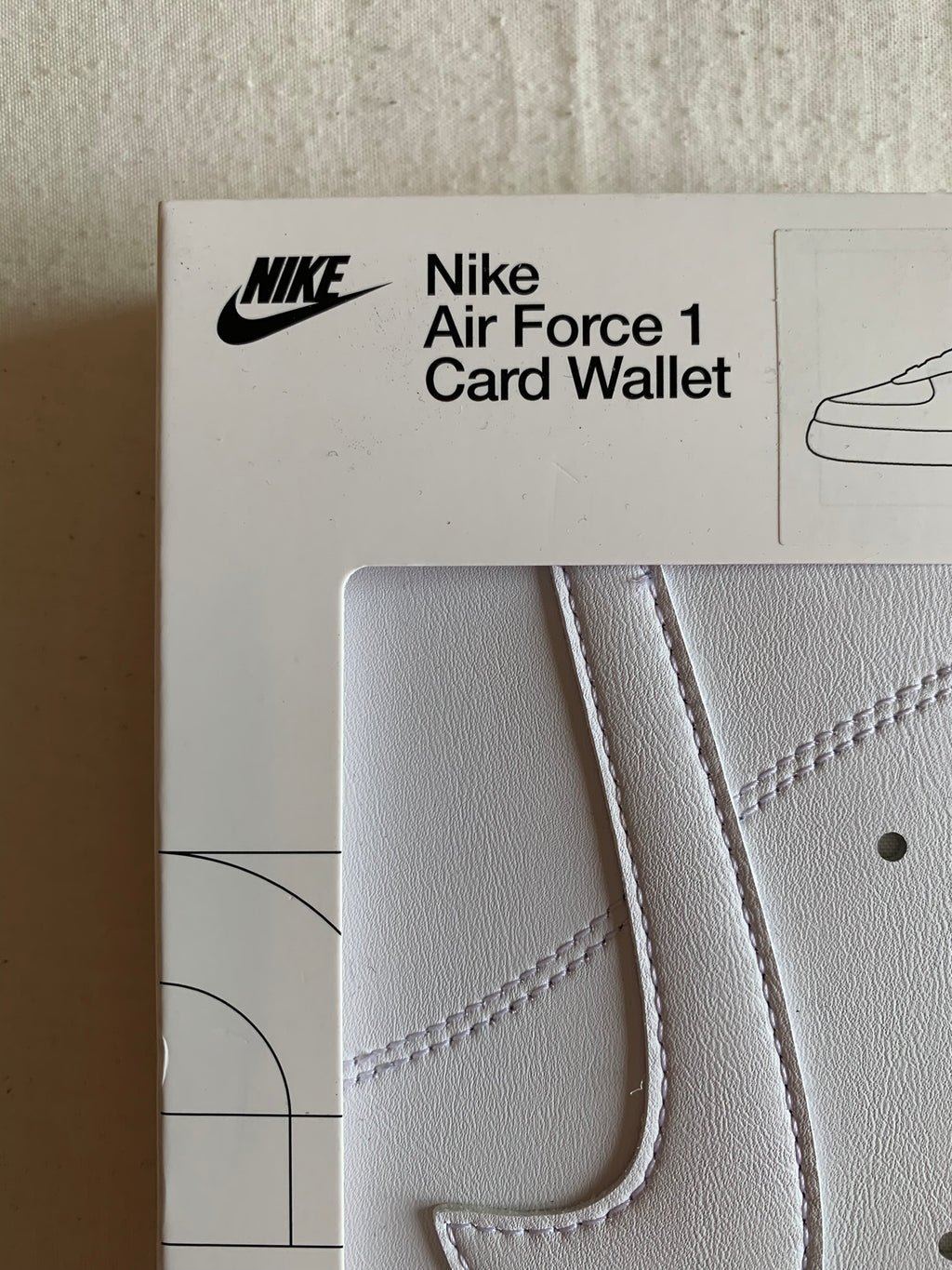 Cartera Tarjetero Air Force 1 "Blanca"