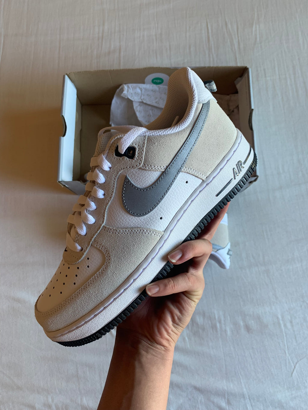 Nike Air Force 1 "Metallic Cool Grey"