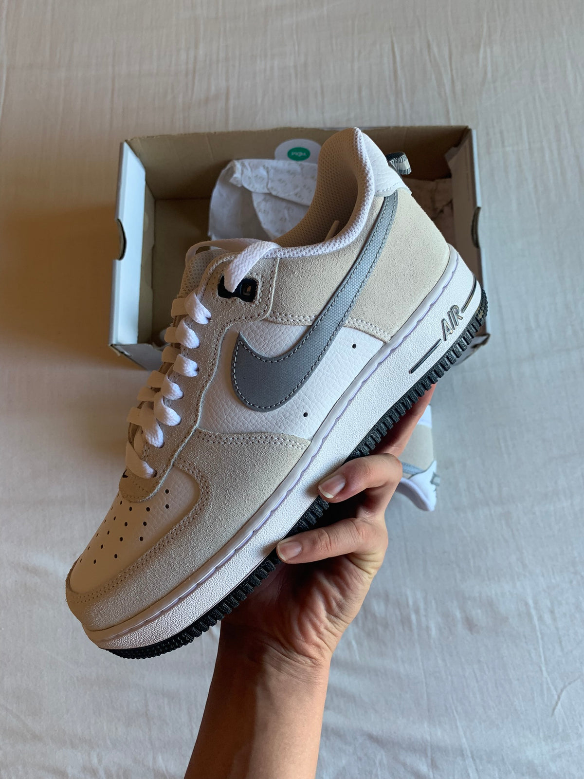 Nike Air Force 1 "Metallic Cool Grey"