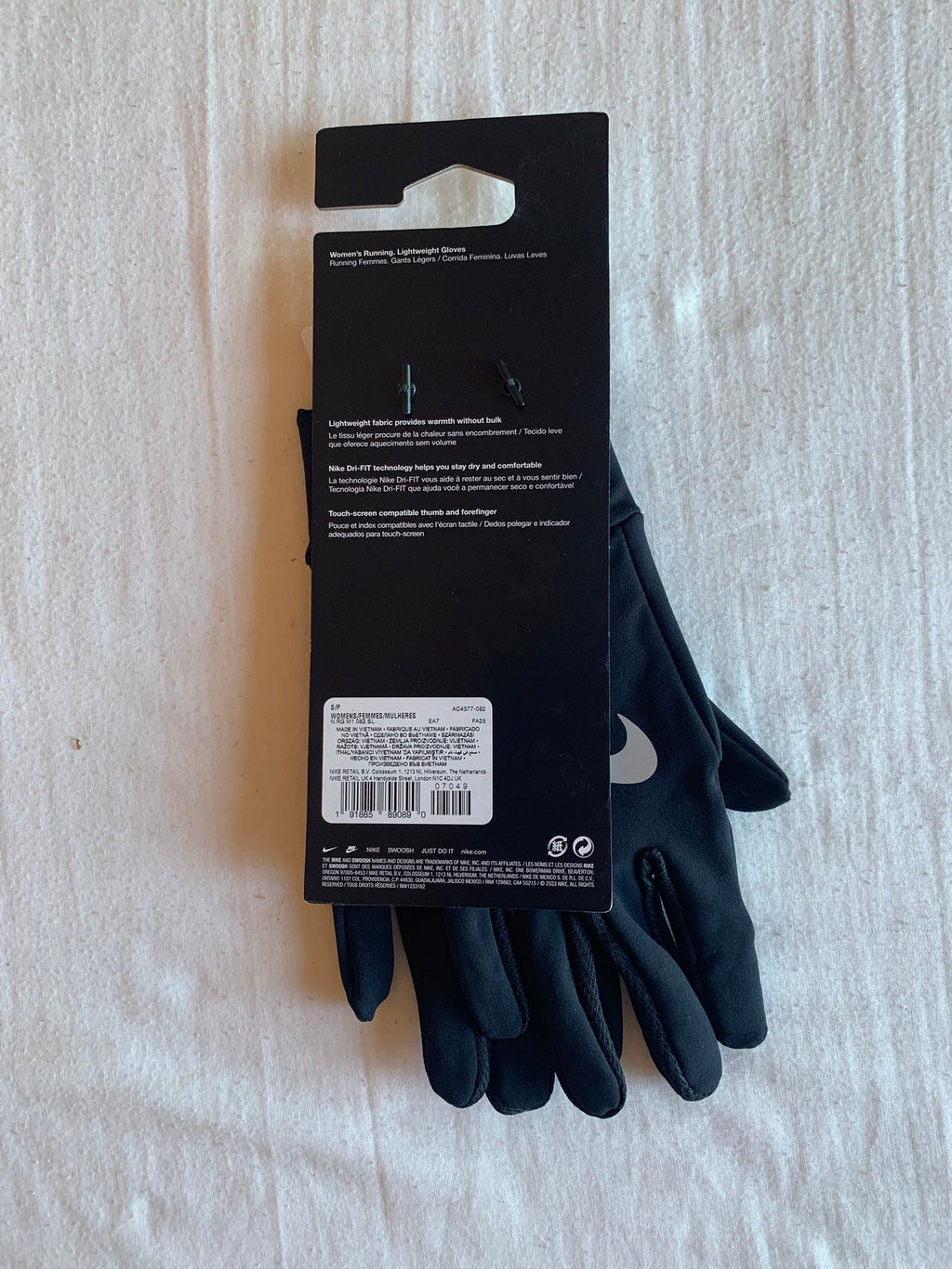 Guantes de Running Tech "Negros"