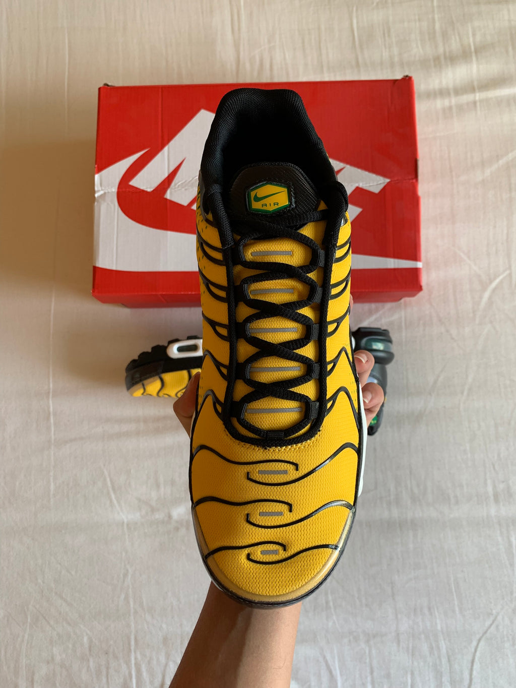 Nike Air Max Plus TN "Varsity Maize Pine Green"