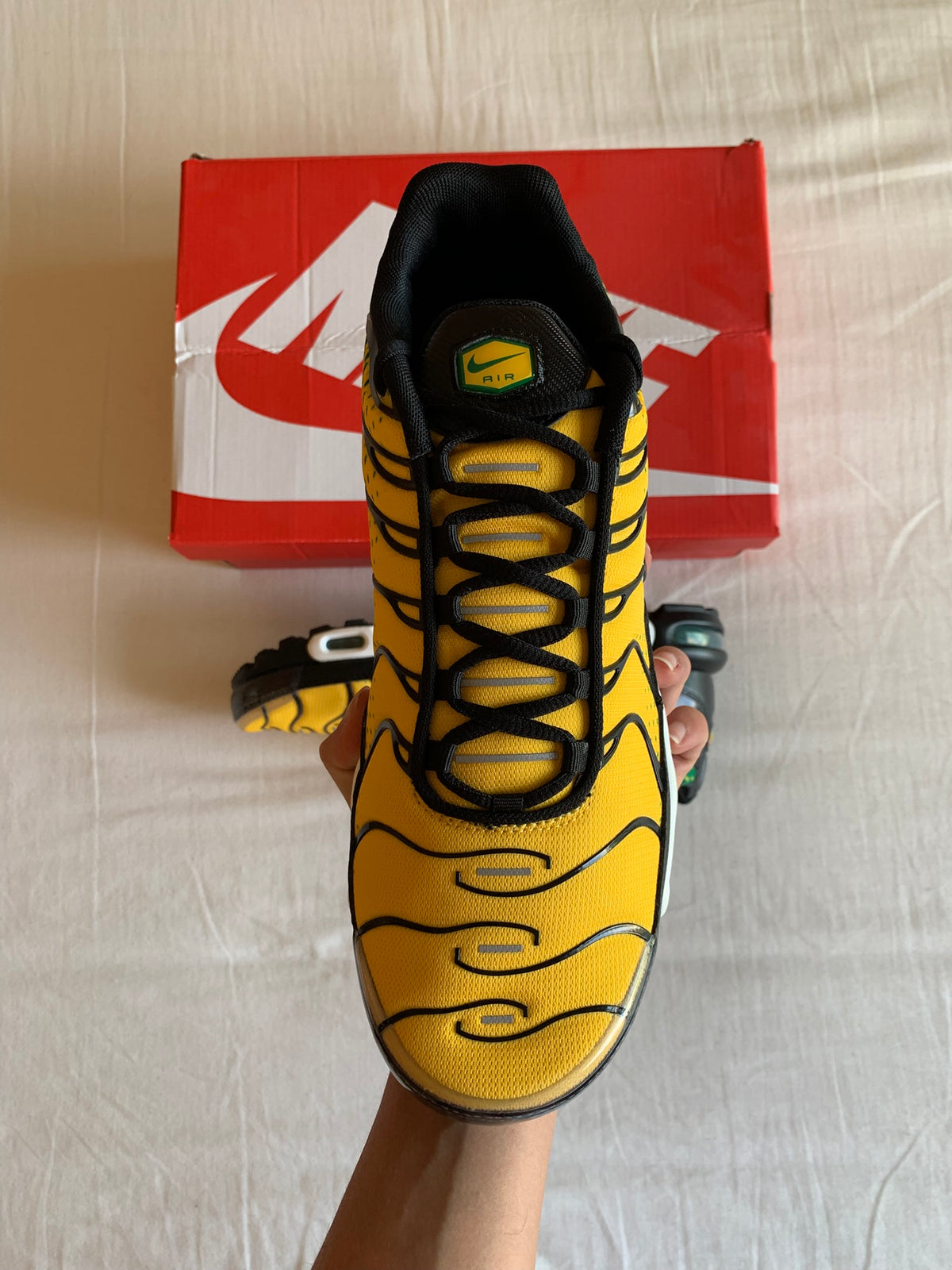 Nike Air Max Plus TN "Varsity Maize Pine Green"