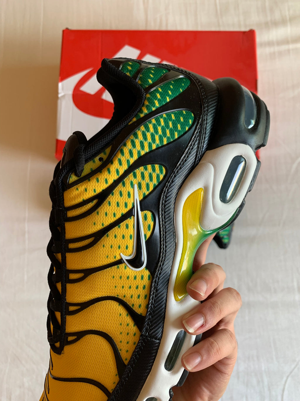 Nike Air Max Plus TN "Varsity Maize Pine Green"