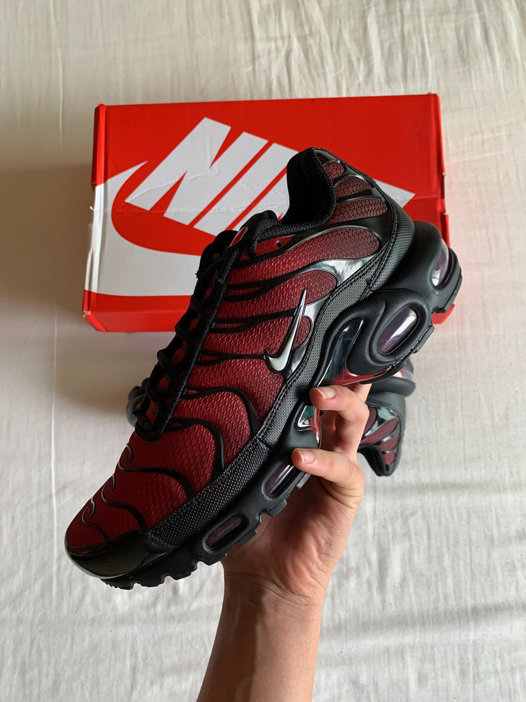 Nike Air Max Plus "Tough Red Black"