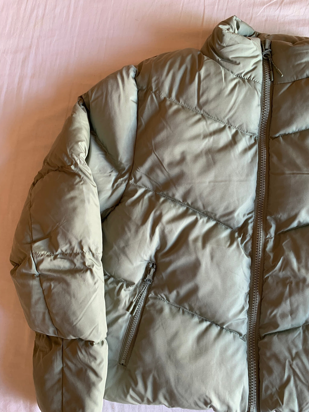 Chaqueta Acolchada ASOS Design Verde Salvia