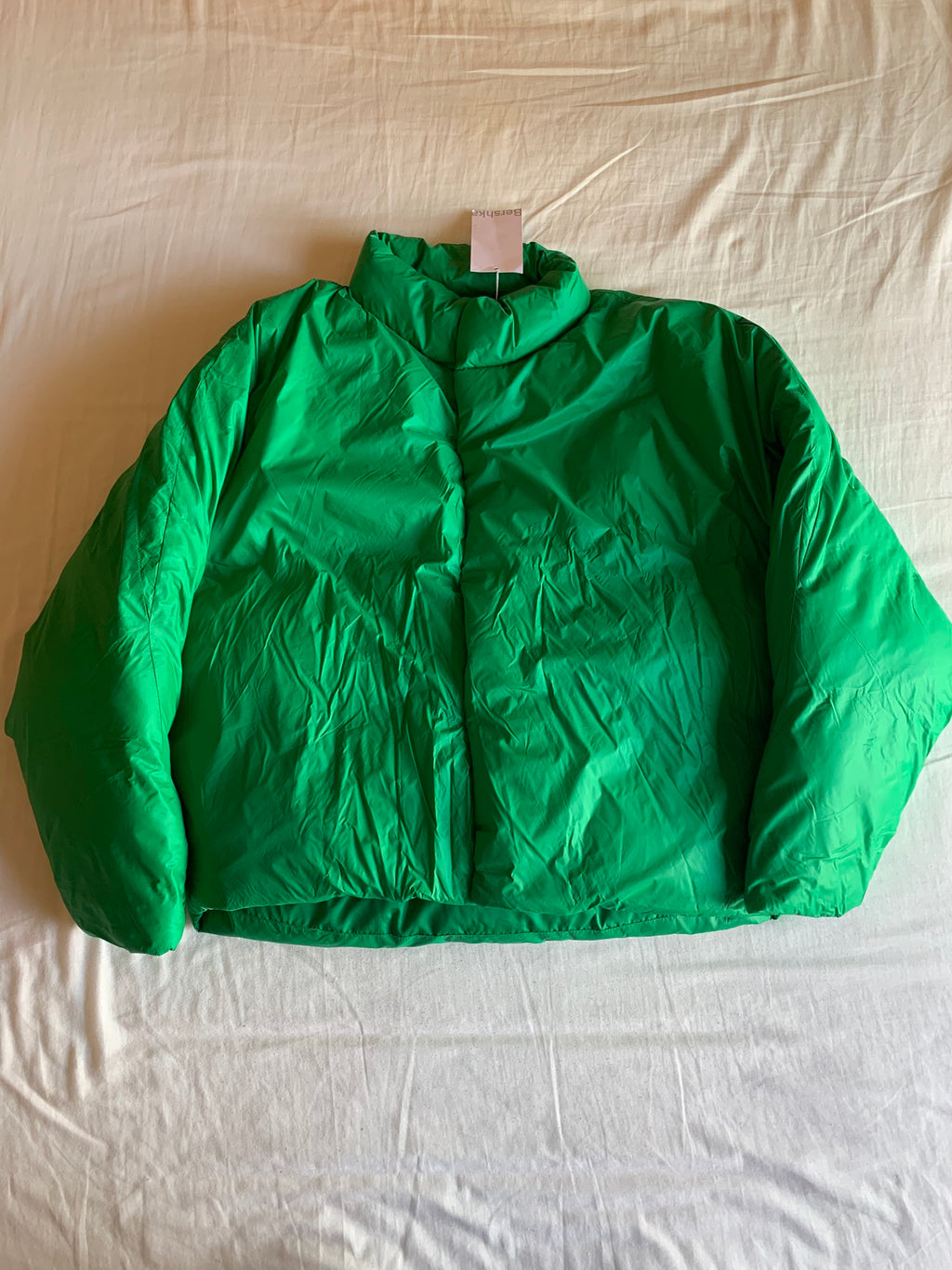 Abrigo Acolchado Bershka Verde