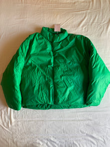 Abrigo Acolchado Bershka Verde