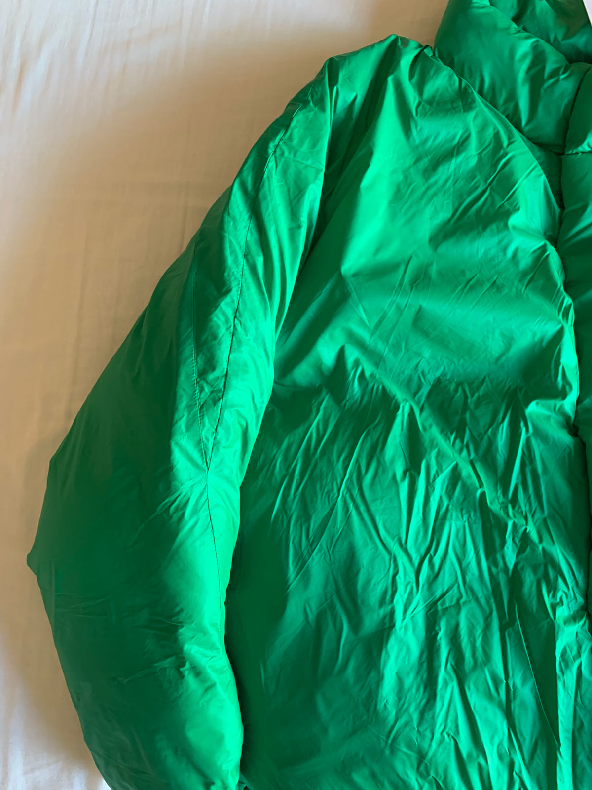 Abrigo Acolchado Bershka Verde