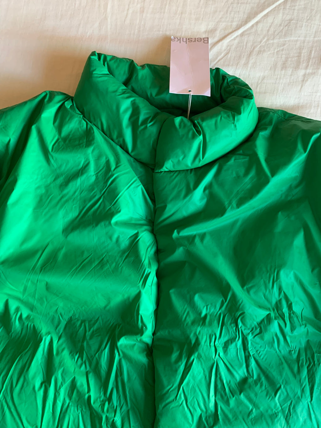 Abrigo Acolchado Bershka Verde