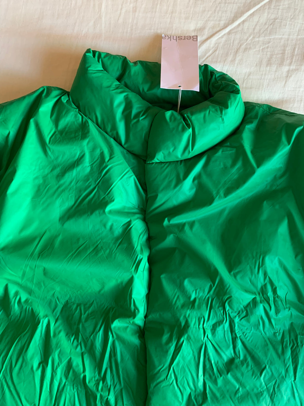 Abrigo Acolchado Bershka Verde