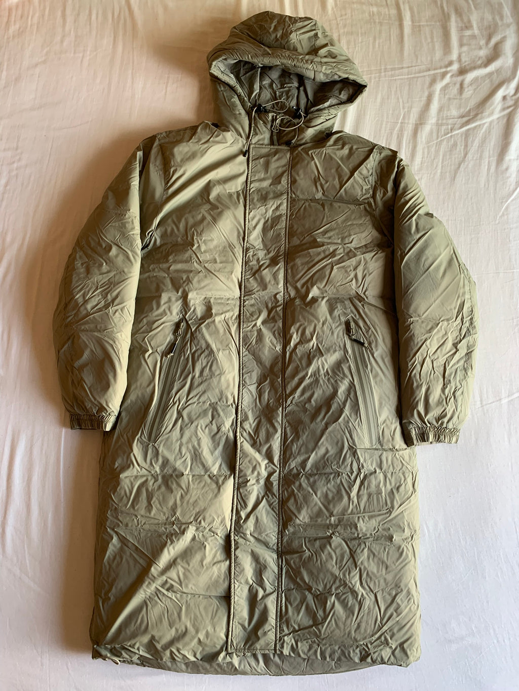 Parka Acolchada Zara Verde Oliva