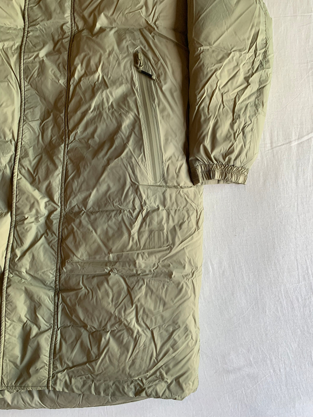 Parka Acolchada Zara Verde Oliva
