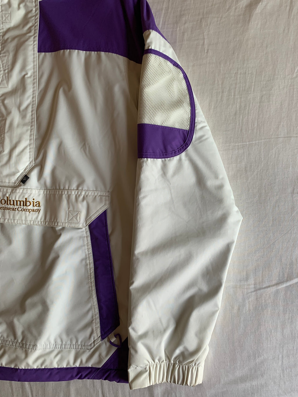 Anorak Columbia Vintage Crudo y Morado