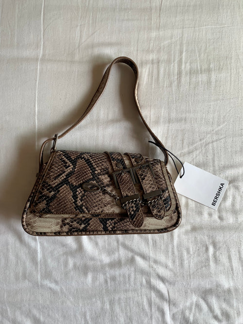 Bolso Bandolera Bershka Print Serpiente