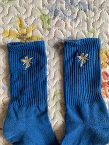 Calcetines Nude Project Bordado Ángel Azules