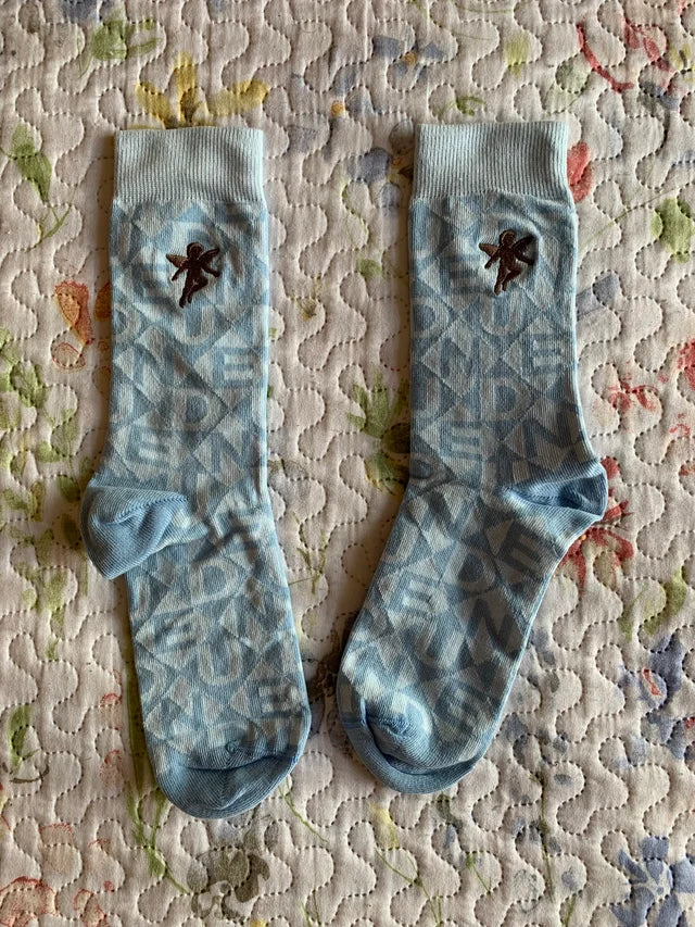 Calcetines Nude Project Monograma Azules