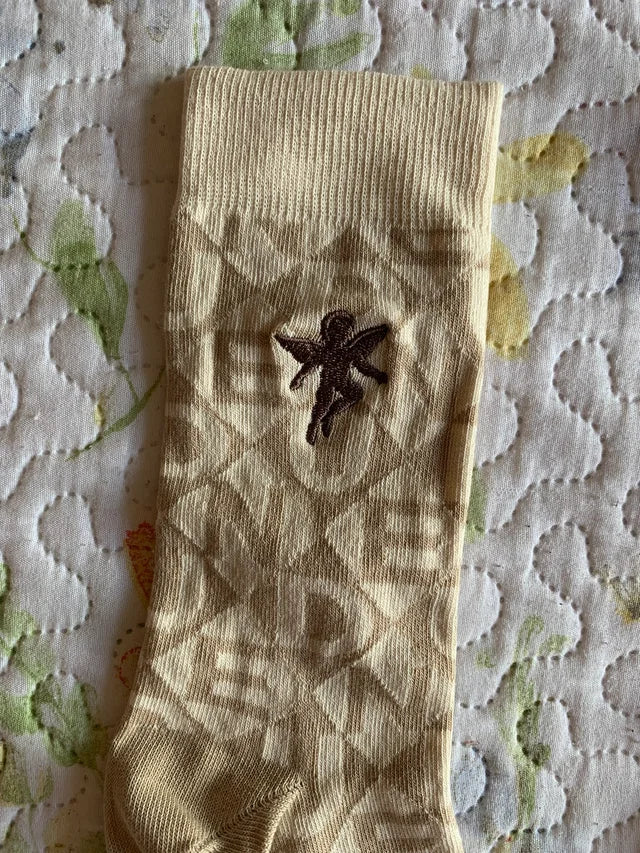 Calcetines Nude Project Monograma Beige
