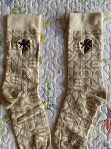 Calcetines Nude Project Monograma Beige