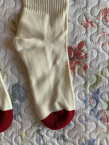 Calcetines Nude Project Racing Beige y Rojo
