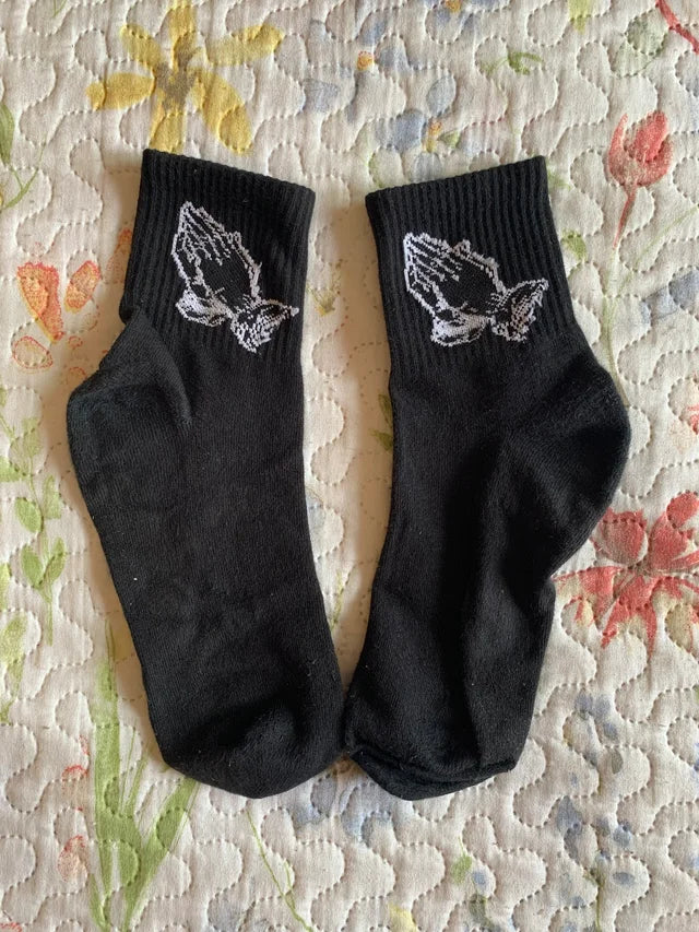 Calcetines Praying Hands Negros
