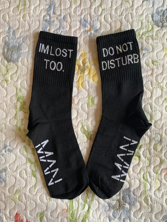 Calcetines BoohooMAN Aesthetic Negros