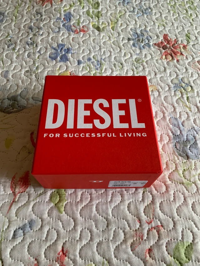 Cinturón Diesel B-1DR Strass Blanco