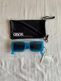 Gafas de Sol ASOS Azules Montura Extragrande