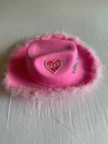 Sombrero Cowboy Nude Project Rosa con Plumas