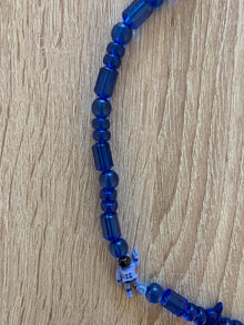 Collar Bershka Cuentas Azules