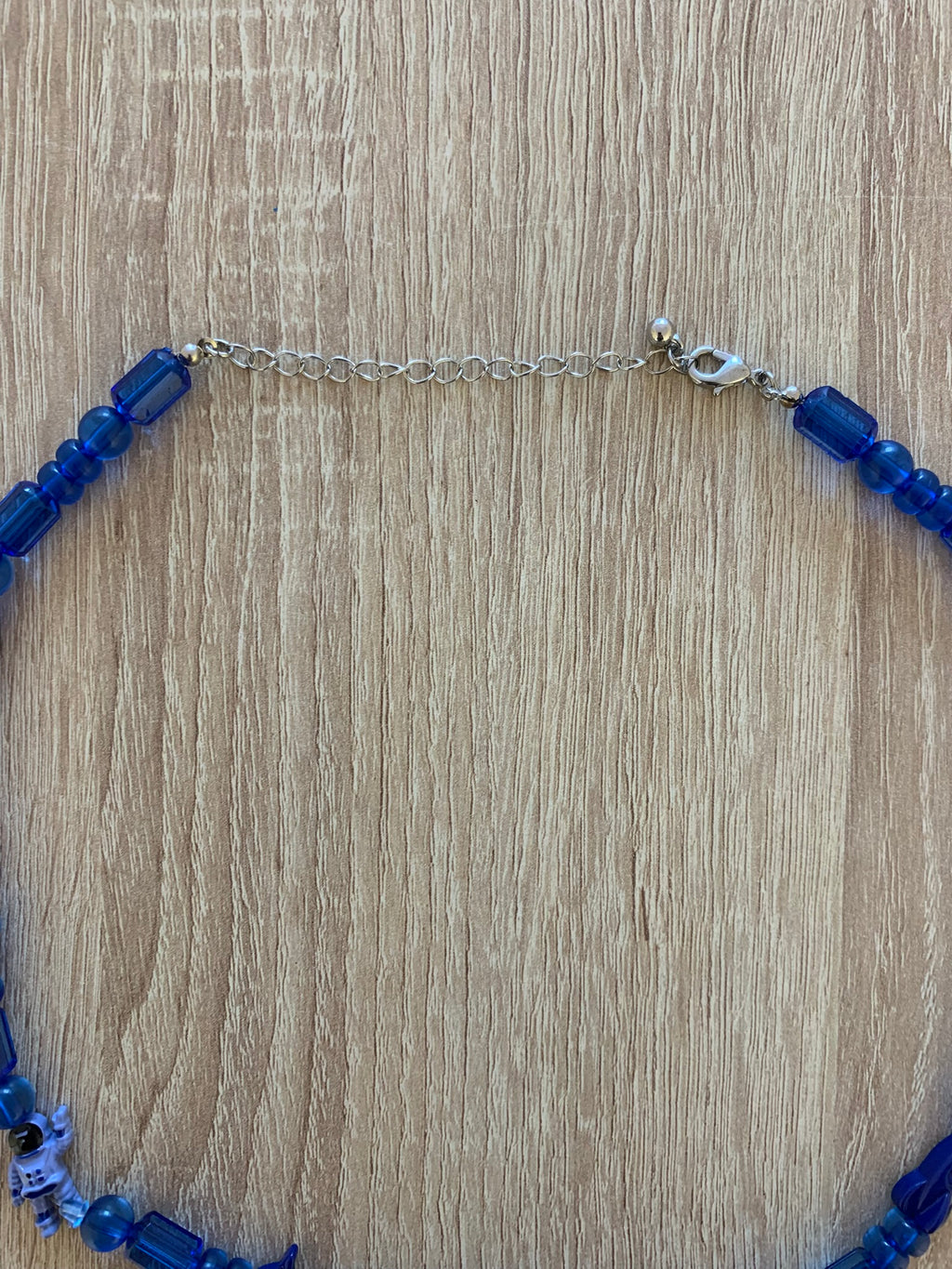 Collar Bershka Cuentas Azules