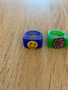 Pack 3 Anillos Bershka Resina