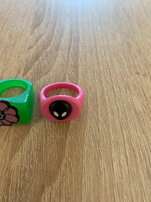 Pack 3 Anillos Bershka Resina
