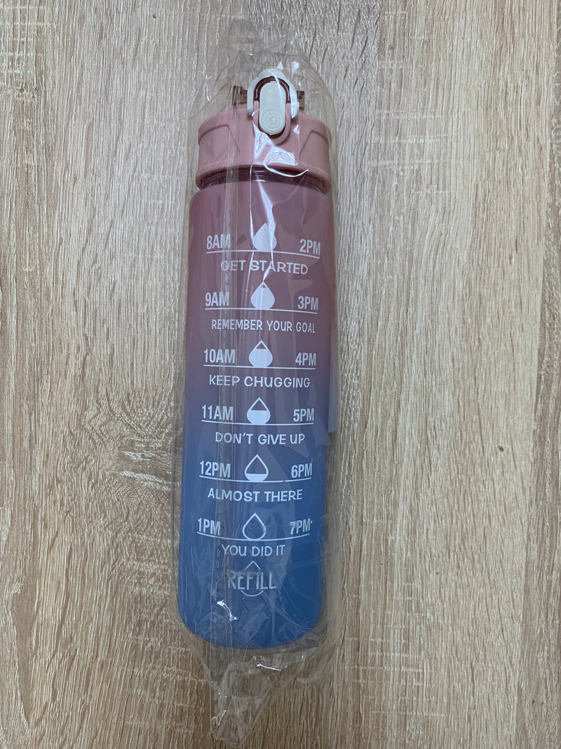 Botella Deportiva 900 ml "Rosa/Azul"
